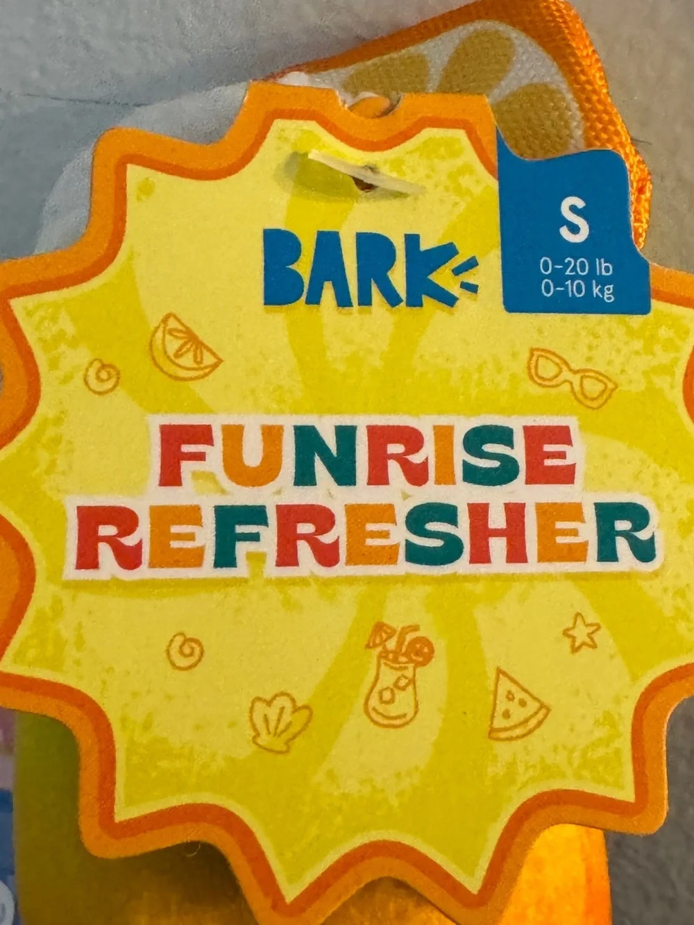 Bark ‘Funrise Refresher’ Plush Dog Toy